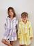 Striped Bathrobe for Children, Transat striped green+striped pink+striped violet+striped yellow 