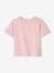 Sailor-Type T-Shirt for Girls brut denim+striped pink 