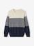 Fancy Knit Colourblock Jumper for Boys night blue 