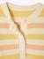 Striped Cardigan in Shimmery Rib Knit for Girls peach 