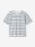 Striped Short Sleeve T-Shirt for Children striped blue 