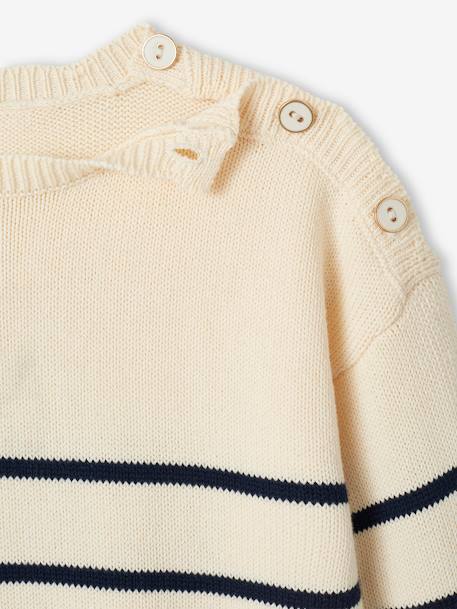 Fancy Striped Jumper for Girls mustard+navy blue+old rose+striped navy blue 