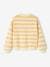 Striped Cardigan in Shimmery Rib Knit for Girls peach 