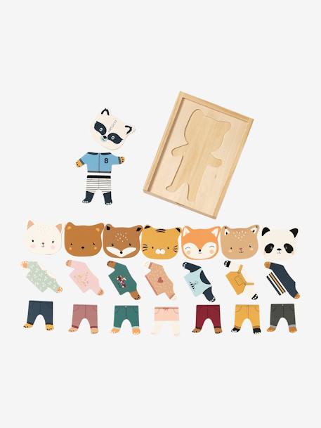 Box of Animals to Dress Up in FSC® Wood wood 