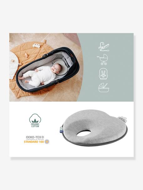 Lovenest Original Flat Head Baby Pillow, by BABYMOOV Grey 