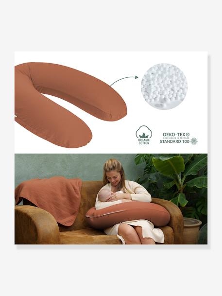 Doomoo Buddy Cushion for Nursing, by BABYMOOV - terracotta, Nursery