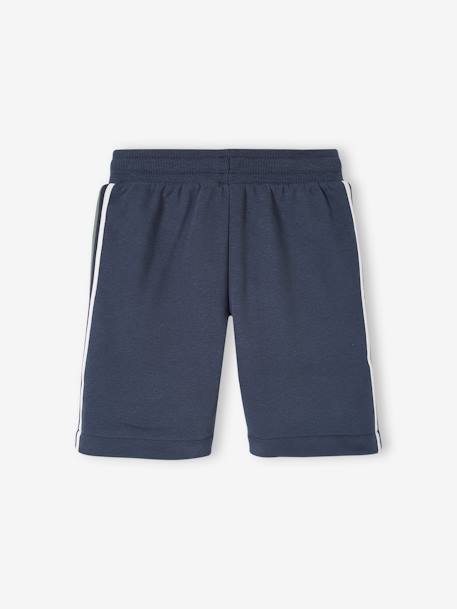 Sports Shorts with Side Stripes for Boys navy blue 