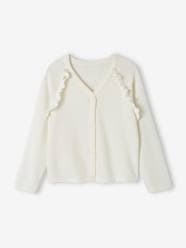 Girls-Cardigan with Ruffles for Girls