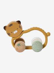 Nursery-Tiger Rattle in FSC® Wood & Silicone