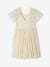 Occasion Wear Dress in Tulle with Embroidered Flowers for Girls vanilla 