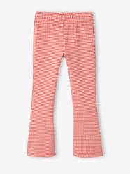 Girls-Leggings-Flared Chequered Leggings for Girls