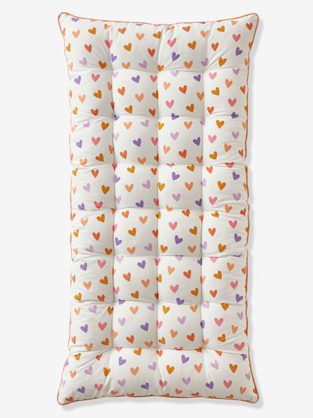 Floor Mattress, Pop Hearts & Stripes tangerine 