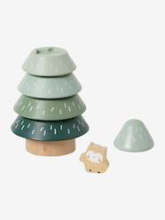 Toys-Baby & Pre-School Toys-Early Learning & Sensory Toys-Sort & Stack Tree in FSC® Wood, Green Forest