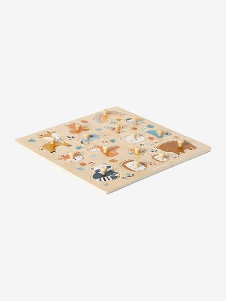 Forest Friends Peg Puzzle in FSC® Wood orange 