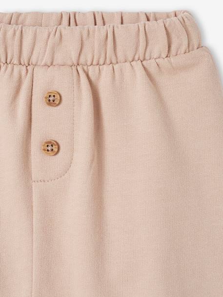 Fleece Trousers for Newborn Babies beige 