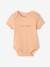 Set of 3 Progressive Bodysuits in Organic Cotton, for Babies rosy apricot 