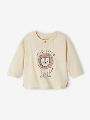 Baby-T-shirts & Roll Neck T-Shirts-T-Shirts-Long Sleeve "Lion" Top for Babies