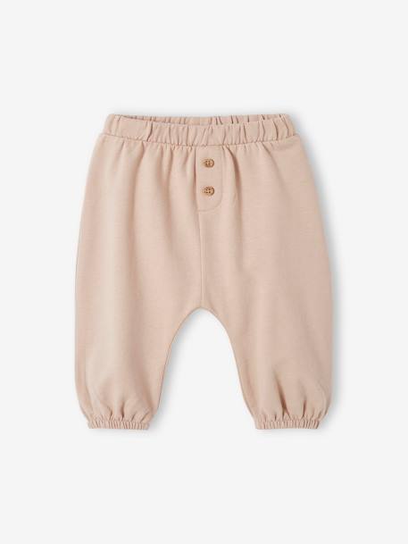 Fleece Trousers for Newborn Babies beige 