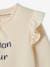 T-Shirt in Organic Cotton with Message, for Babies ecru+pale pink 