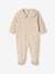 Floral Sleepsuit in Interlock Fabric for Babies ecru 