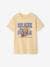 T-Shirt with Mascot, for Boys lavender+yellow 