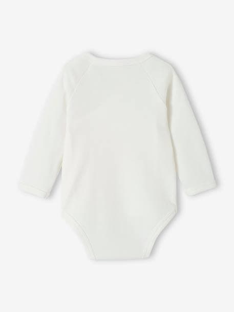 Pack of 5 Organic Cotton Bodysuits for Newborns taupe 