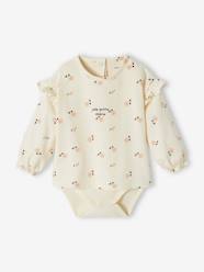 Long Sleeve Bodysuit Top in Organic Cotton for Newborns