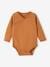 Pack of 5 Organic Cotton Bodysuits for Newborns taupe 