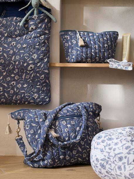 Changing Bag, Feather ecru+Ivory/Print+Light Brown/Print+printed blue+printed white+White/Print 