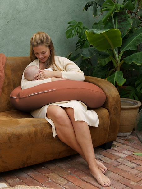 Doomoo Buddy Cushion for Nursing, by BABYMOOV beige+Dark Beige+Grey/Print+rose+terracotta 