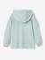 Long Varsity-Style Sports Sweatshirt for Girls aqua green 