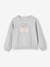 Basics Sweatshirt with Motif for Girls apricot+marl grey+sweet pink 