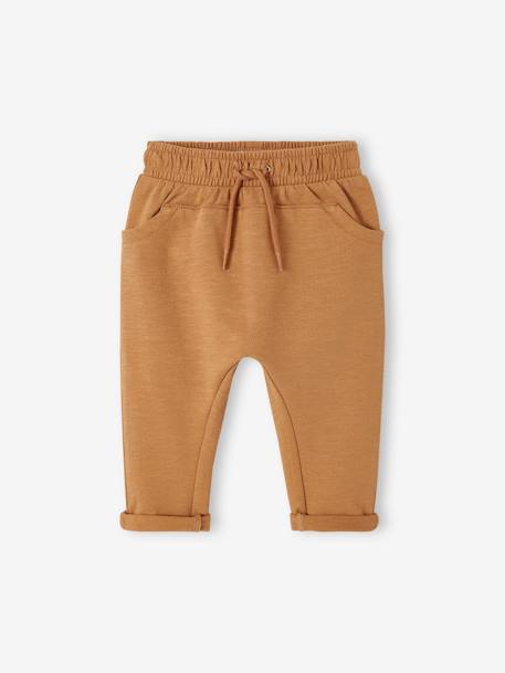 Baby Boys Fleece Trousers BEIGE LIGHT SOLID+caramel+Dark Blue+Green+GREY MEDIUM MIXED COLOR+Red+slate blue 