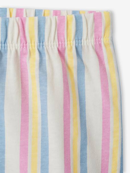 Short Pyjamas for Girls, 'Meilleure Sister' pastel yellow 