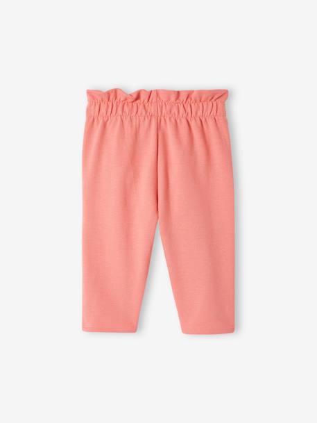 Fleece Trousers, Elasticated Waistband, for Babies coral+Dark Blue+GREEN DARK SOLID 