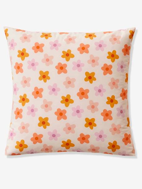 Duvet Cover + Pillowcase Set with Recycled Cotton for Children, Pop Flower multicoloured 