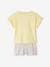 Short Pyjamas for Girls, 'Meilleure Sister' pastel yellow 