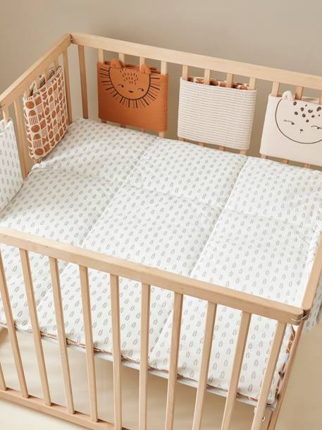 Floor Mat / Playpen Base Mat, Ethnic printed beige 