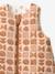 Reversible Sleeveless Baby Sleeping Bag with Central Opening, Ethnic printed beige 