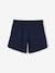 Fleece Sports Shorts for Girls aqua green+coral+navy blue 