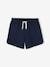 Fleece Sports Shorts for Girls aqua green+coral+navy blue 