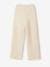 Wide Leg Trousers in Openwork Knit, for Girls ecru 