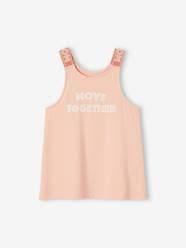 Girls-Sportswear-Sports Top in Techno Fabric, for Girls