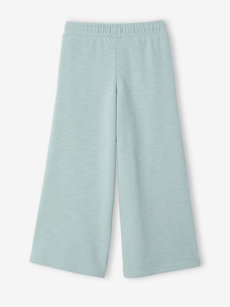 Wide-Leg Joggers for Girls aqua green 