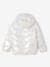 Lightweight Jacket with Shiny Iridescent Effect, for Girls ecru+GREY LIGHT METALLIZED 