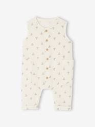 -Cotton Gauze Jumpsuit for Newborns