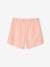 Fleece Sports Shorts for Girls aqua green+coral+multicoloured+navy blue 