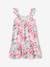Dress with Frilly Straps & Smocking for Girls multicoloured 