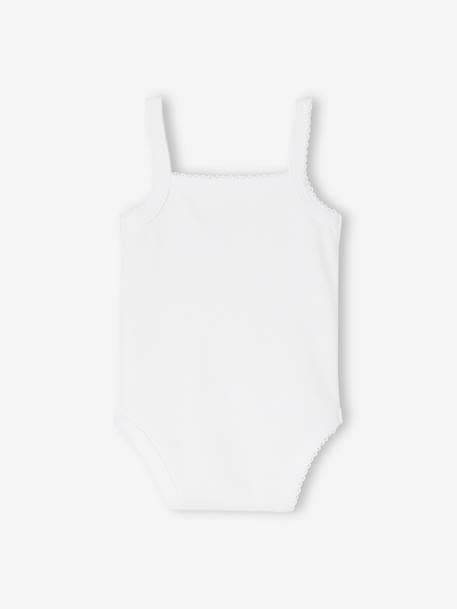 Pack of 5 Organic Cotton Strappy Bodysuits for Newborn Babies old rose 