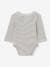 Pack of 5 Long Sleeve Bodysuits in Organic Cotton with Cutaway Shoulders for Babies night blue 